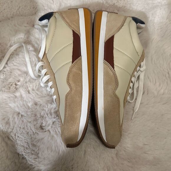 Madewell League Leather & Suede Sneakers Size 6.5 - Picture 5 of 8